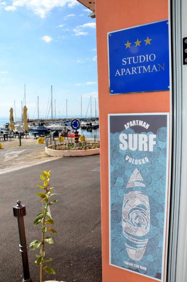 Studio Apartment Surf By The Sea Opatija Bagian luar foto